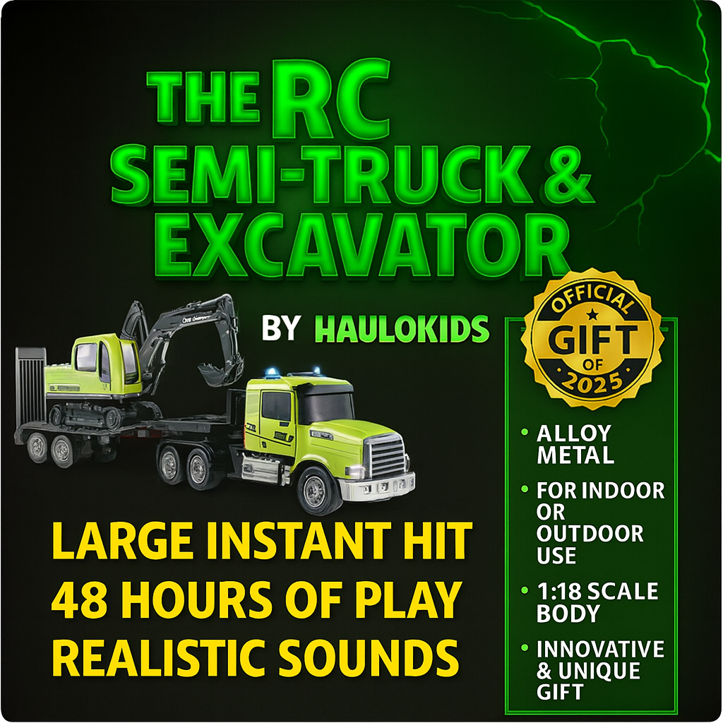 RC Semi-Truck & Excavator