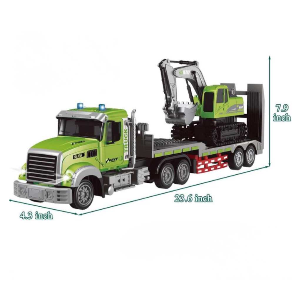 RC Semi-Truck & Excavator